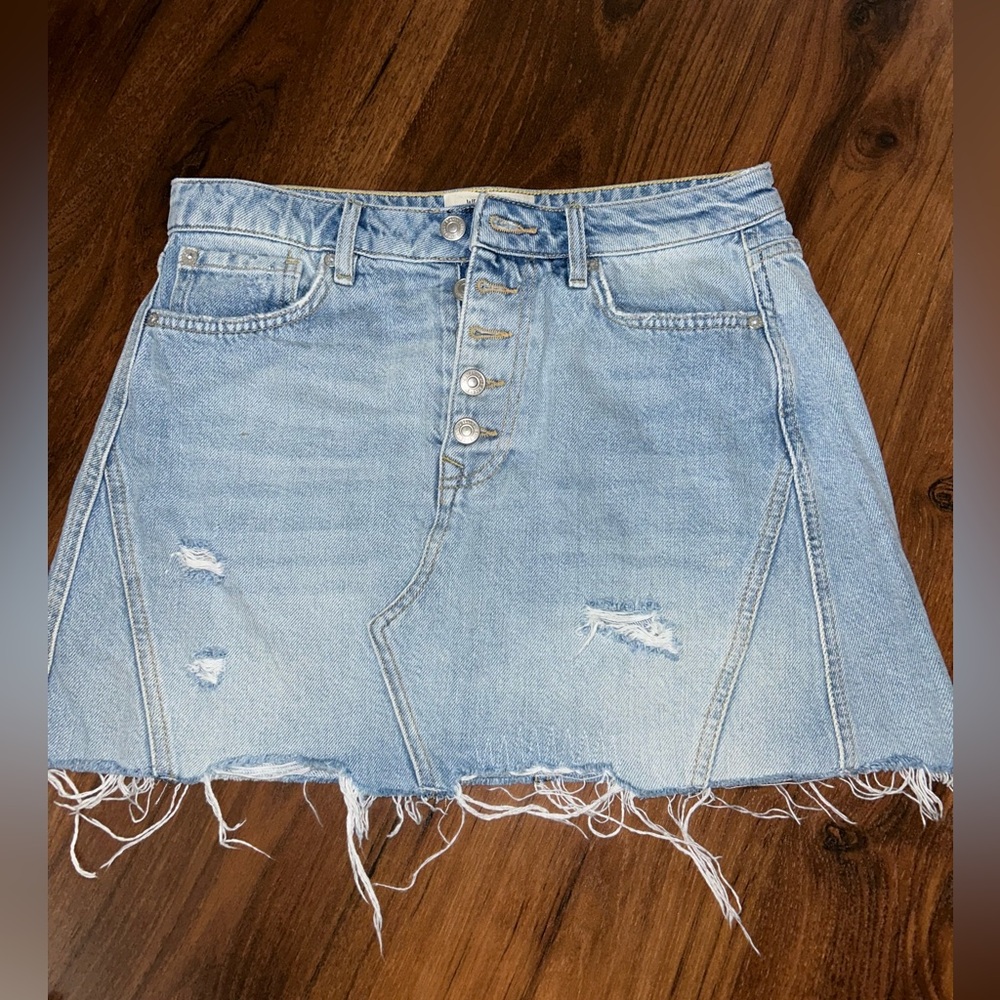 Free People Denim Skirt